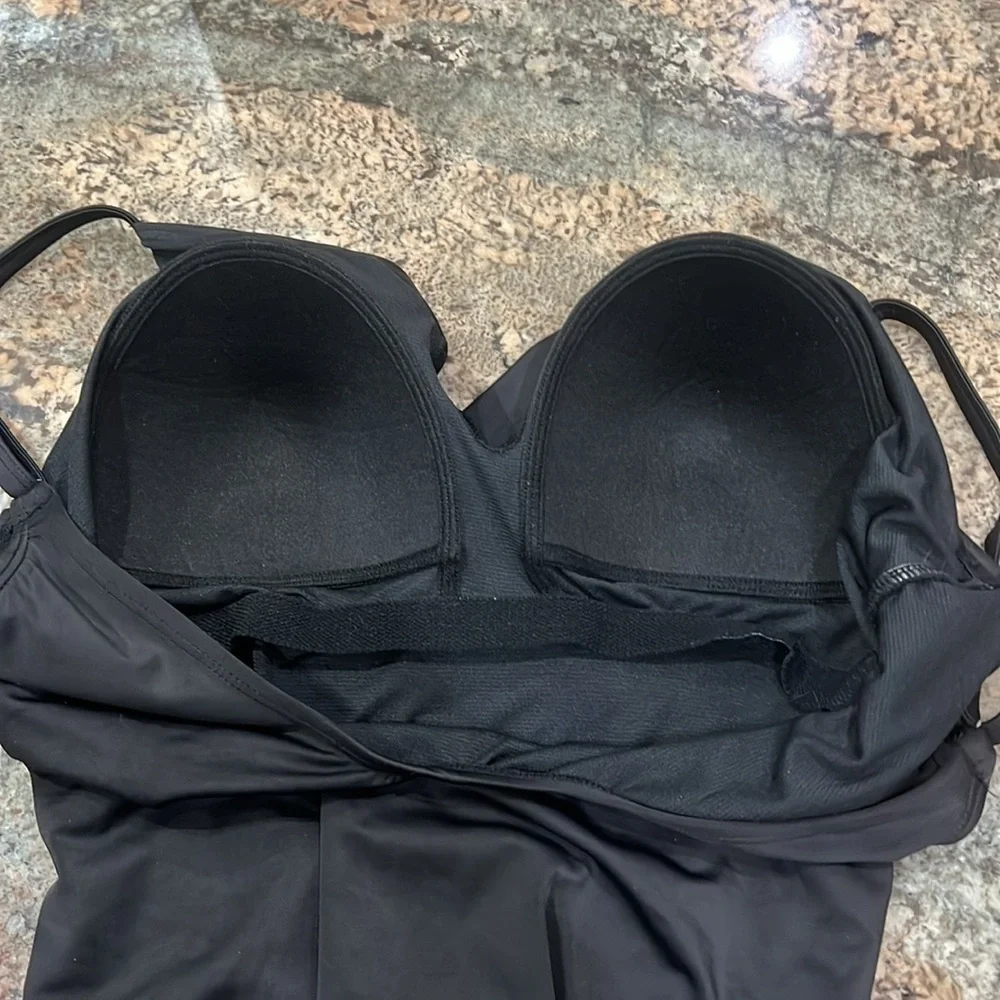 Elegant Black One-Piece Swimsuit